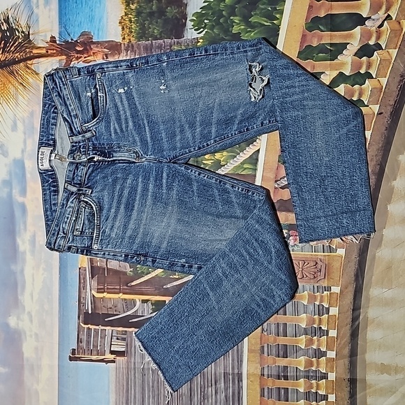 Agolde Distressed Raw Hem Jeans Size 27‎ - Picture 1 of 5